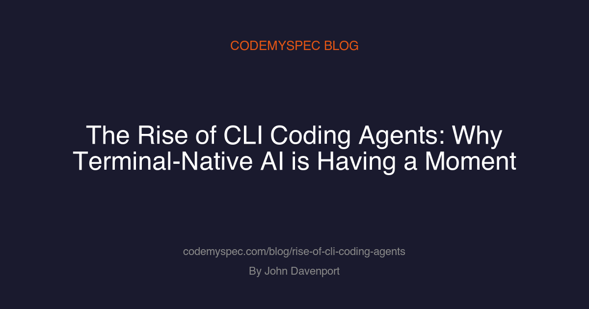 The Rise of CLI Coding Agents: Why Terminal-Native AI is Having a Moment